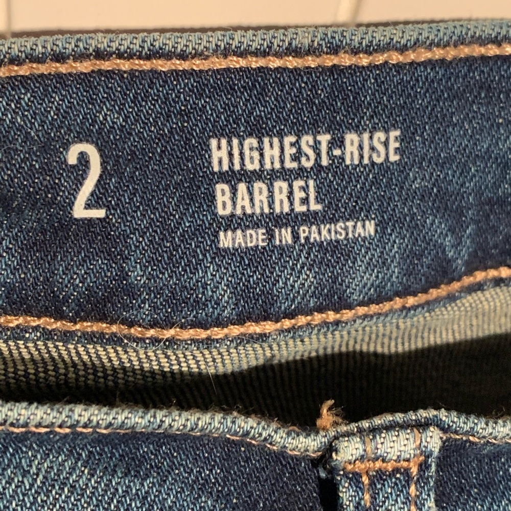 a.n.a Women's High Rise Jeans - Dark Blue